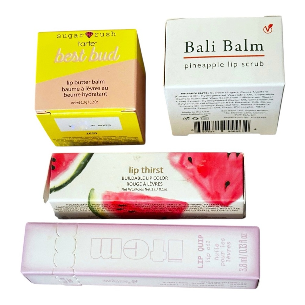 Tarte Sugar Rush Best Bud Lip Butter Balm  and 3 more for a complete lip set!